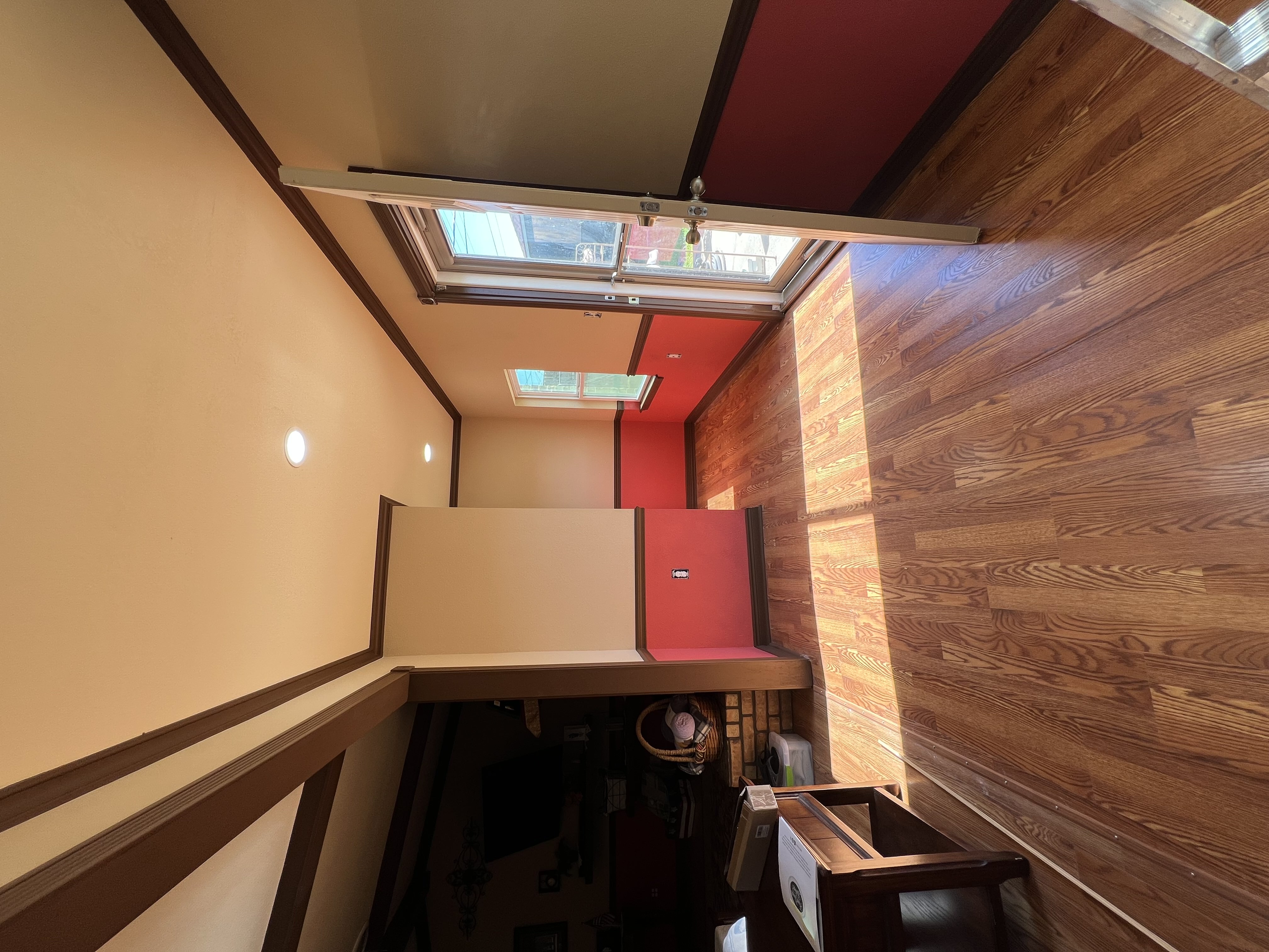 Interior paint detail